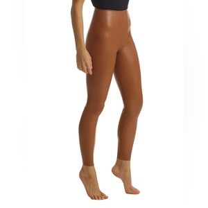 Commando Faux Leather Leggings in Cocoa